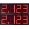 DPG 4DBR - 4 dígitos display vermelho de 50 cm. altura para a gasolina