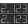 DPG 4DBW - Led electronic display with white digits made of 50 cm. of height for petrol stations