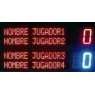 MDG FRONT D4N - Electronic scoreboard for Fronton and Pelota