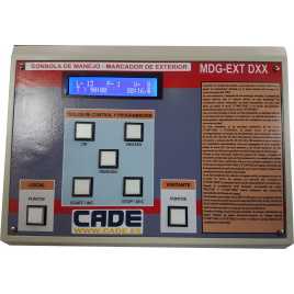 Marcador electrónico de fútbol, hockey, rugby y polo modelo MDG EXT D9N