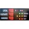 MDG BSB D6 - Electronic scoreboard for Baseball and Softball 6 digit