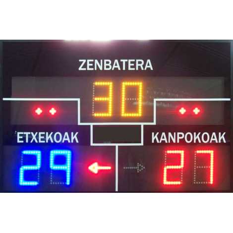 MDG FRONT D6N - Electronic scoreboard for Fronton and Pelota