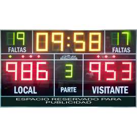 Electronic scoreboard sport junior 15 digits