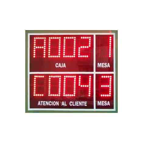 STN PANE2Z - Pantalla esclava de resultados para DOS ZONAS