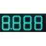 DPG 4NV - Display de leds para gasolinera