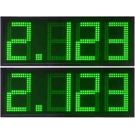 DPG 4NV - Display de leds indicadores de precios para gasolinera