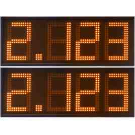 DPG 4DBO - Display de leds indicadores de precios para gasolinera