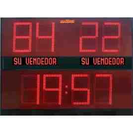 MDG EXT D8B - Tableaux d'affichage sportif d'extérieur avec huit chiffres