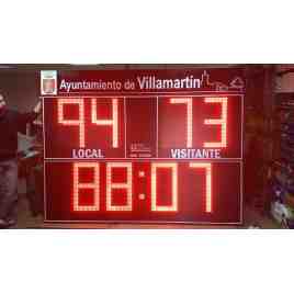 MDG EXTD8S - Tableaux d'affichage sportif d'extérieur d'extérieur avec  huit chiffres