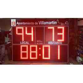 MDG EXTD8S - Tableaux d'affichage sportif d'extérieur d'extérieur avec  huit chiffres