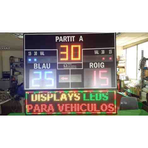 Marcador electronico de pelota valenciana y trinquete MDG VAL-D6S