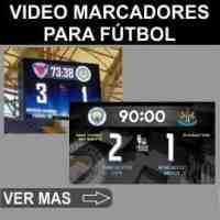 Videomarcadors esportius Full color per Futbol, rugbi, Hoquei